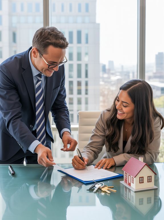 Loan signing paperwork review in Chicago